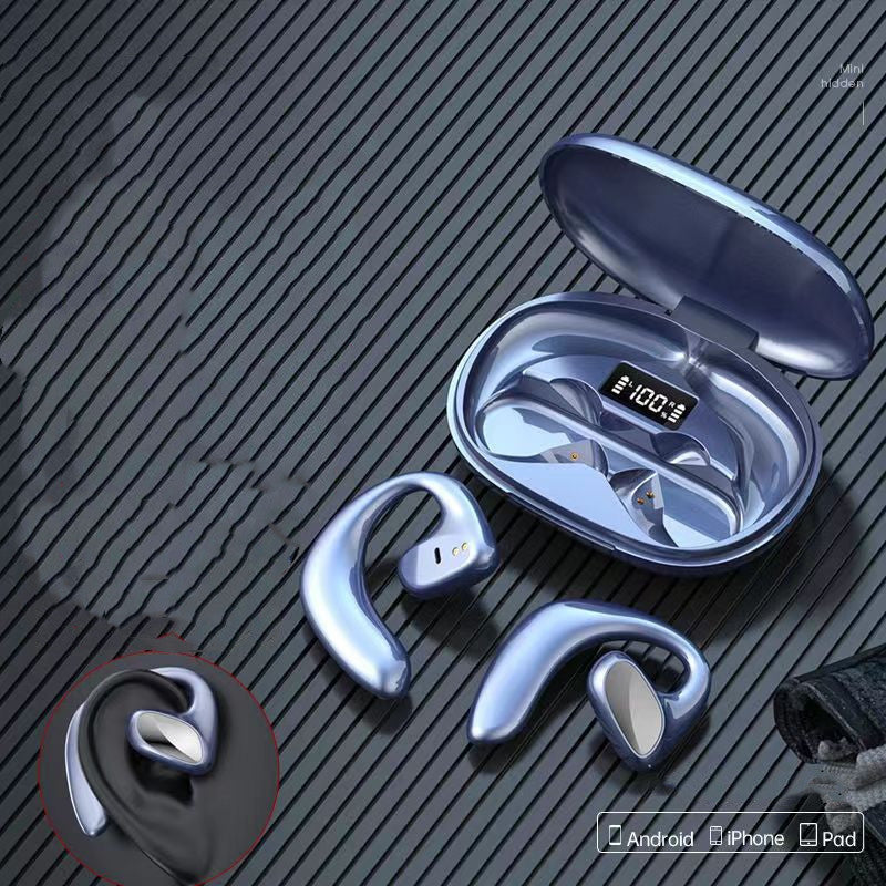 TWS Sports Bluetooth Earphone Headset External Bone Conduction Power Display