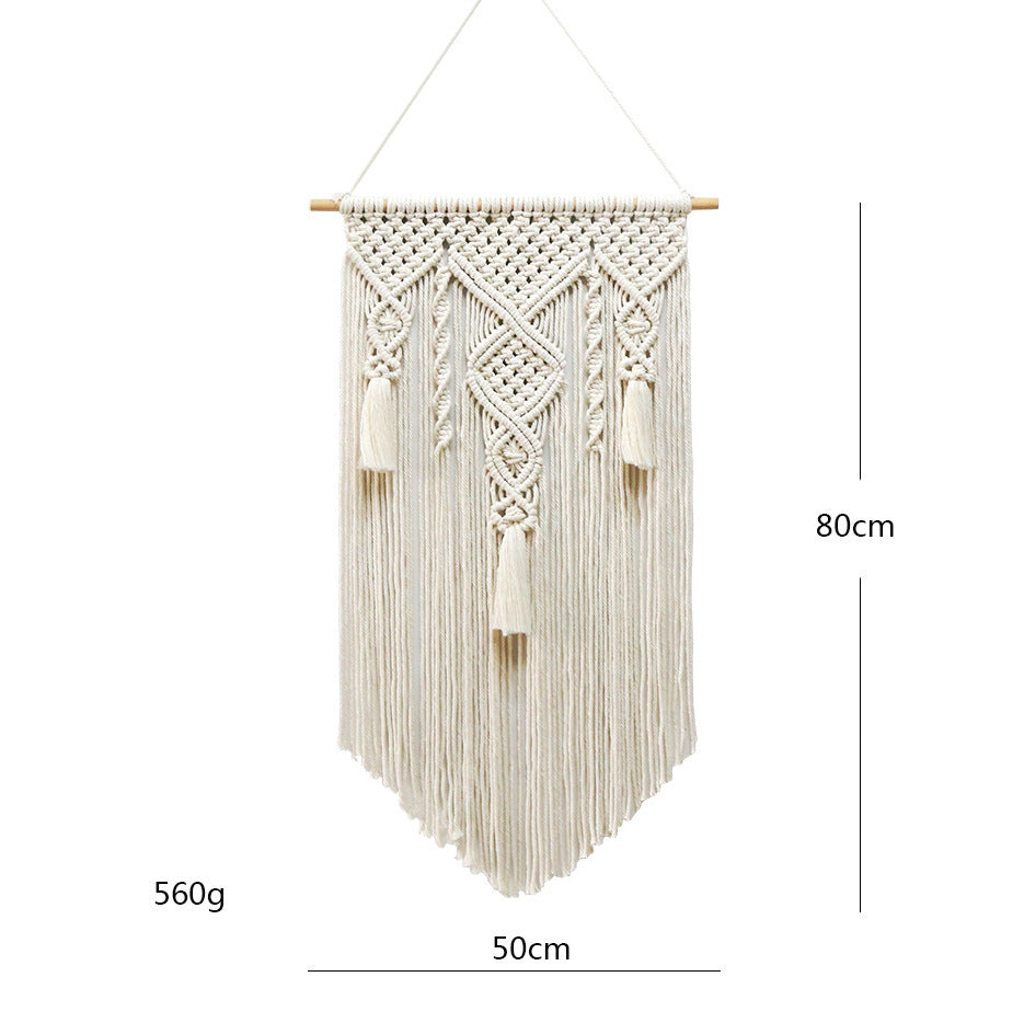 Nordic Cotton Wall Rope Woven Tapestry