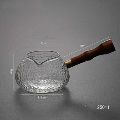 Juego de té de kung fu de vidrio para el hogar, divisor de té de mar de té