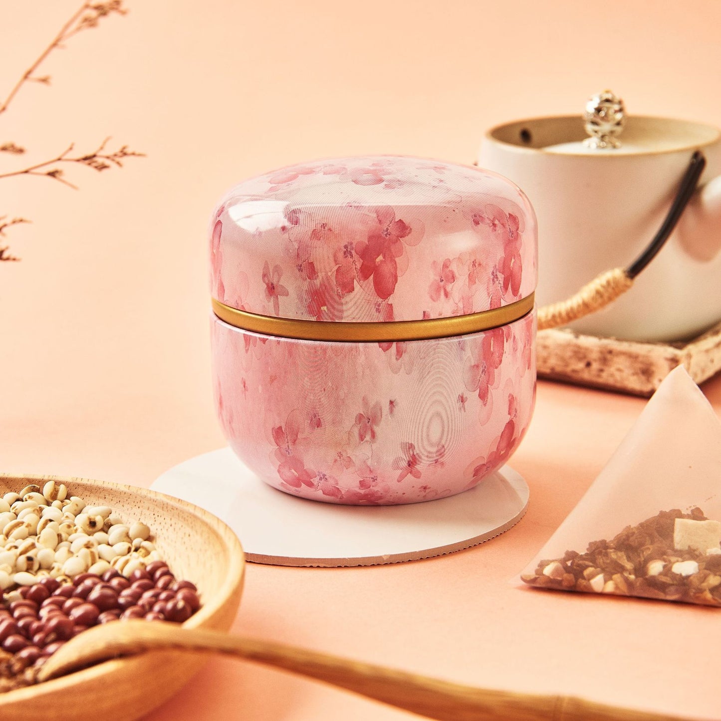 Tea Flower Can