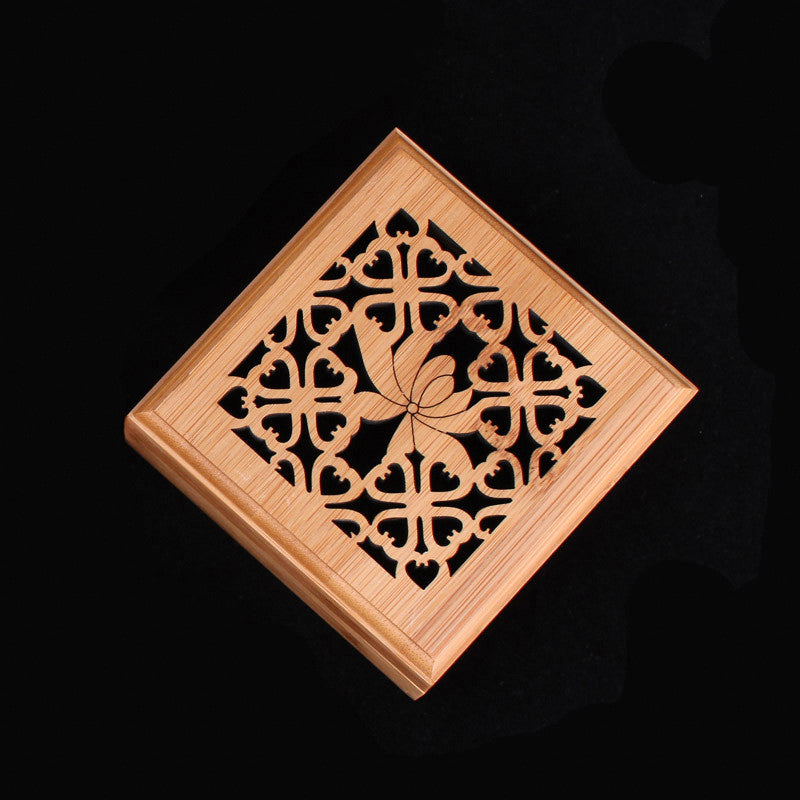Phoebe Bamboo Incense Box Square Bamboo Lying Incense Box Agarwood Sandalwood
