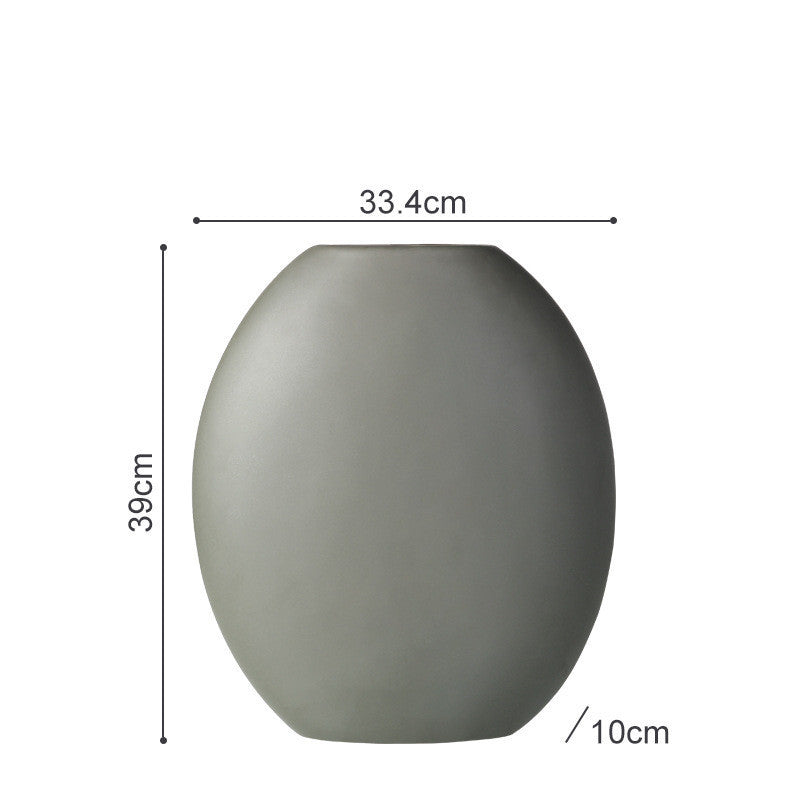 Nordic Ceramic Round Vase Decoration