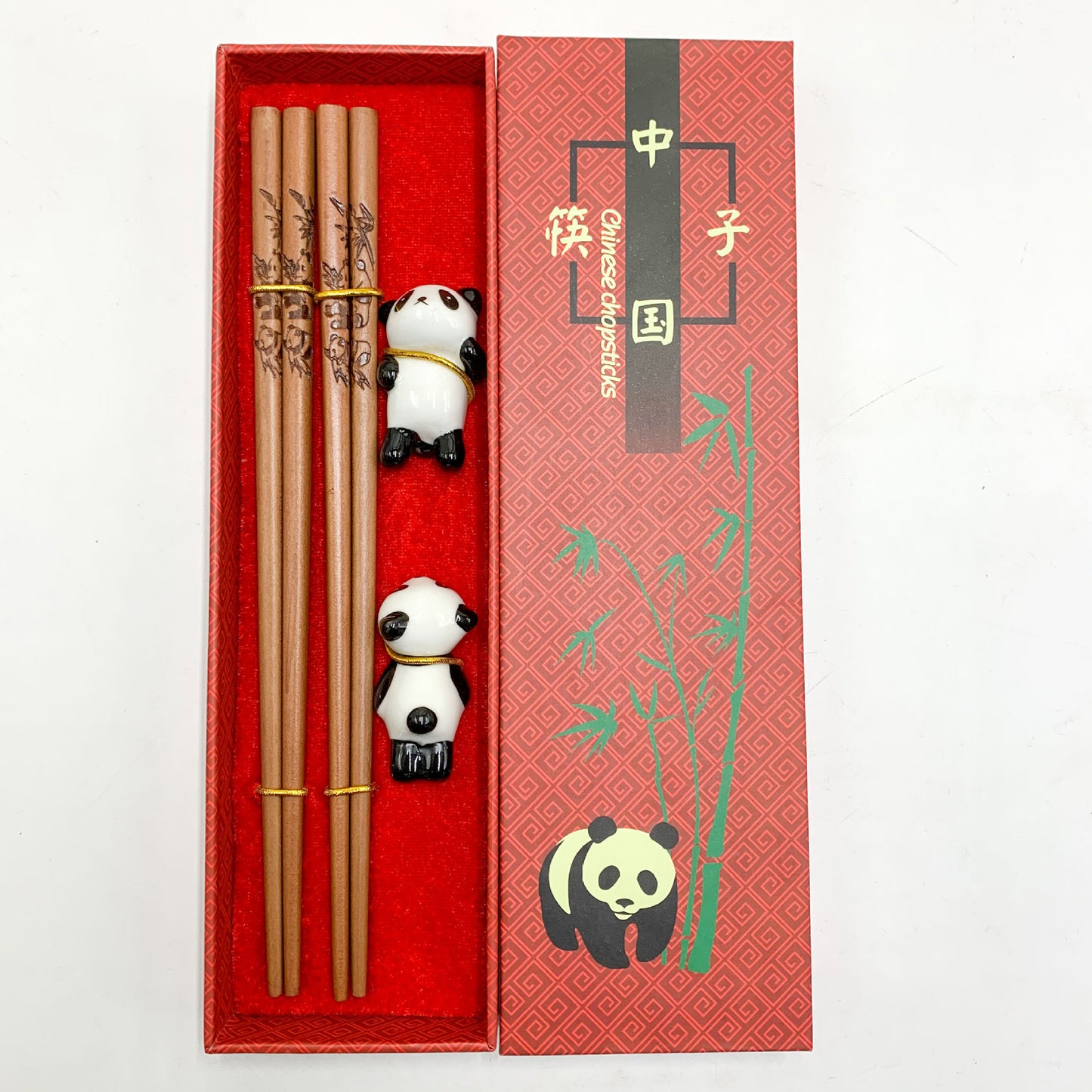 Panda Gift Chopsticks Branded Chopsticks Gift Box 2 Pairs Of Gift Chopsticks