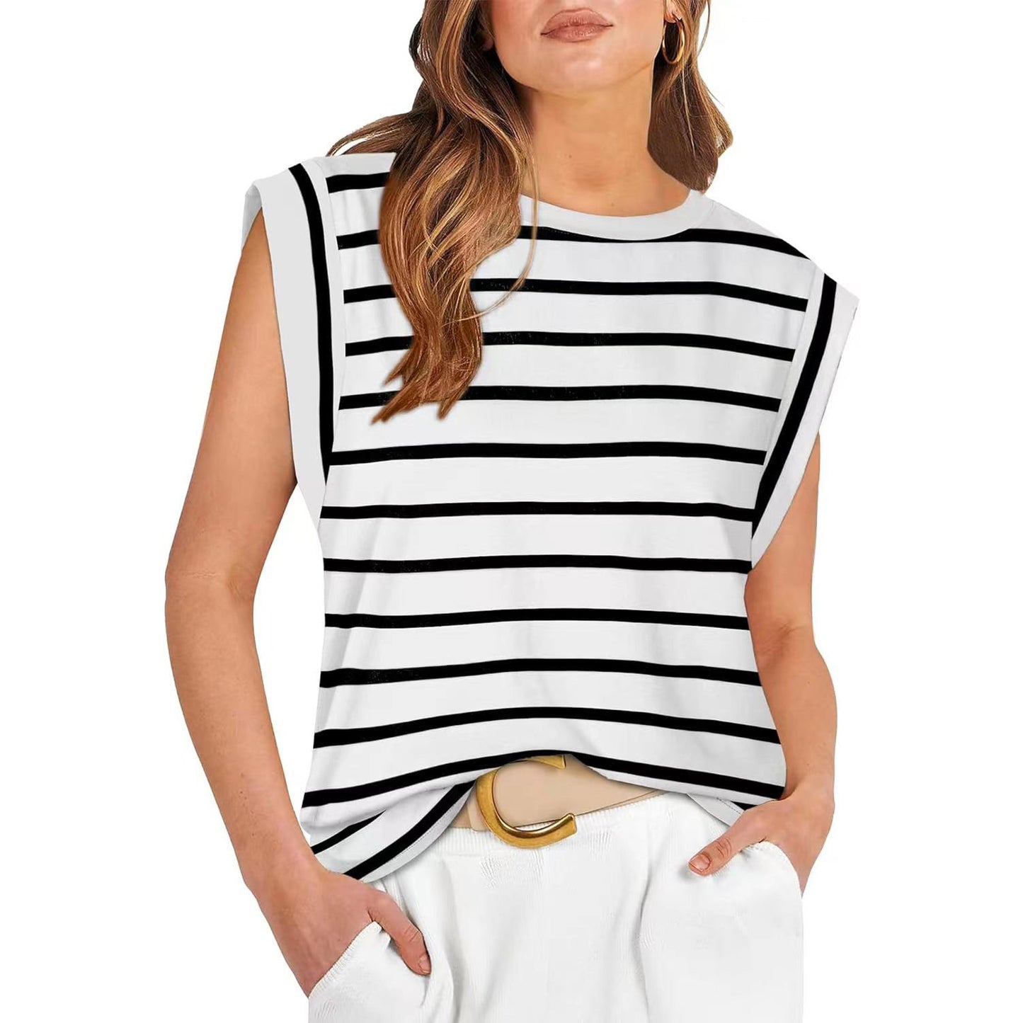 Summer New Round Neck Loose T-Shirt