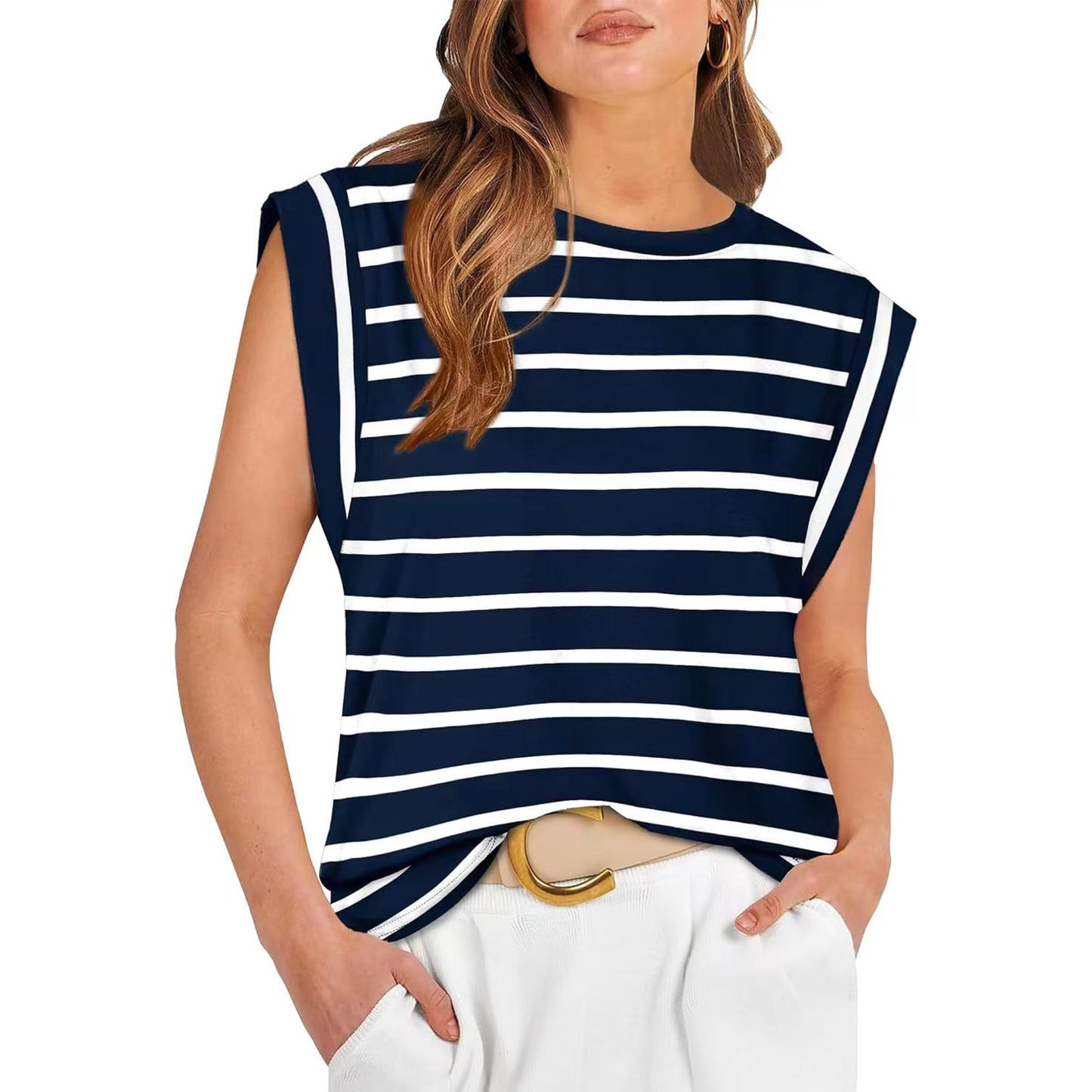 Summer New Round Neck Loose T-Shirt