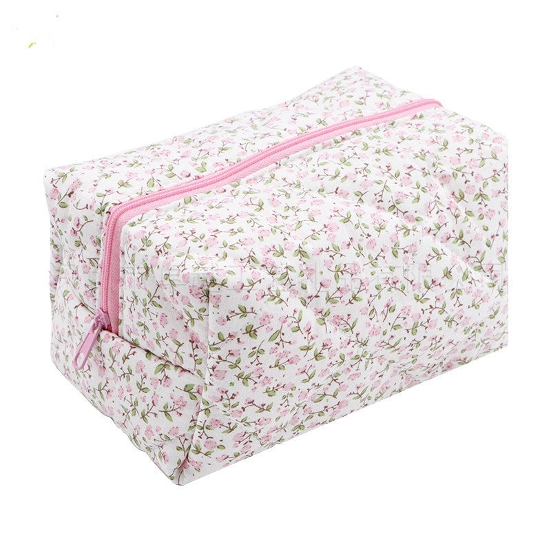Floral Makeup Travel  Bag