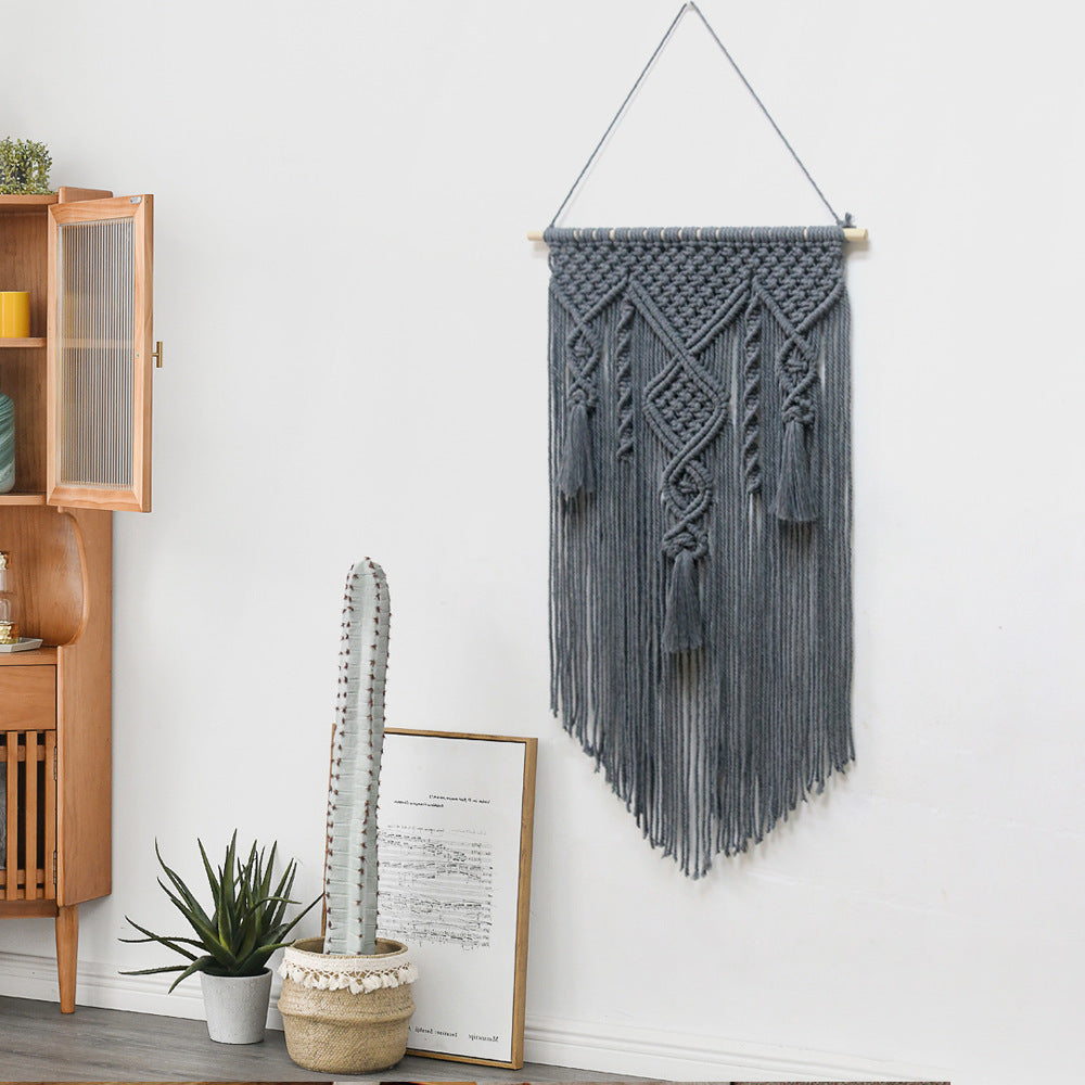 Nordic Cotton Wall Rope Woven Tapestry