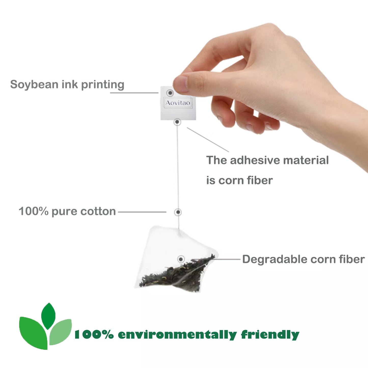 Natural Herbal Immune Boost Detox Cleanse Oolong Tea Bags