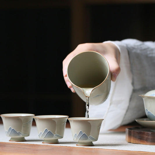 Tea Cup Vintage Tea Bowl Kung Fu Tea Set