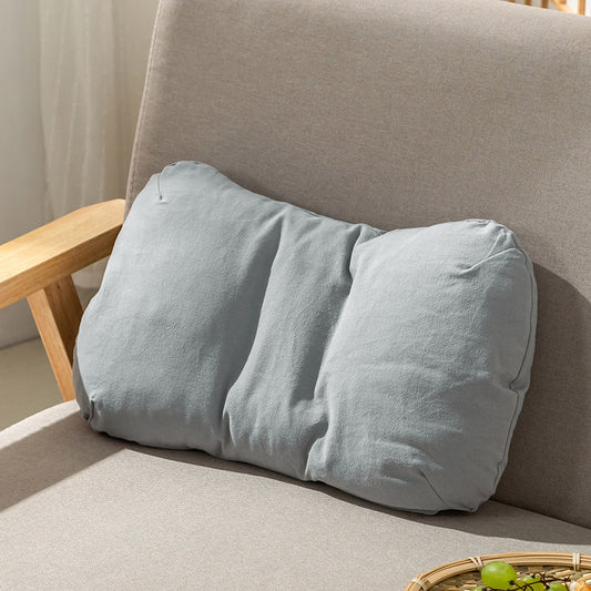 Lumbar Support Pillow Solid Color All Cotton Latex Children's Mini Pillow