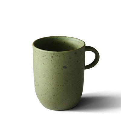 Juego de tazas de café de gres hechas a mano