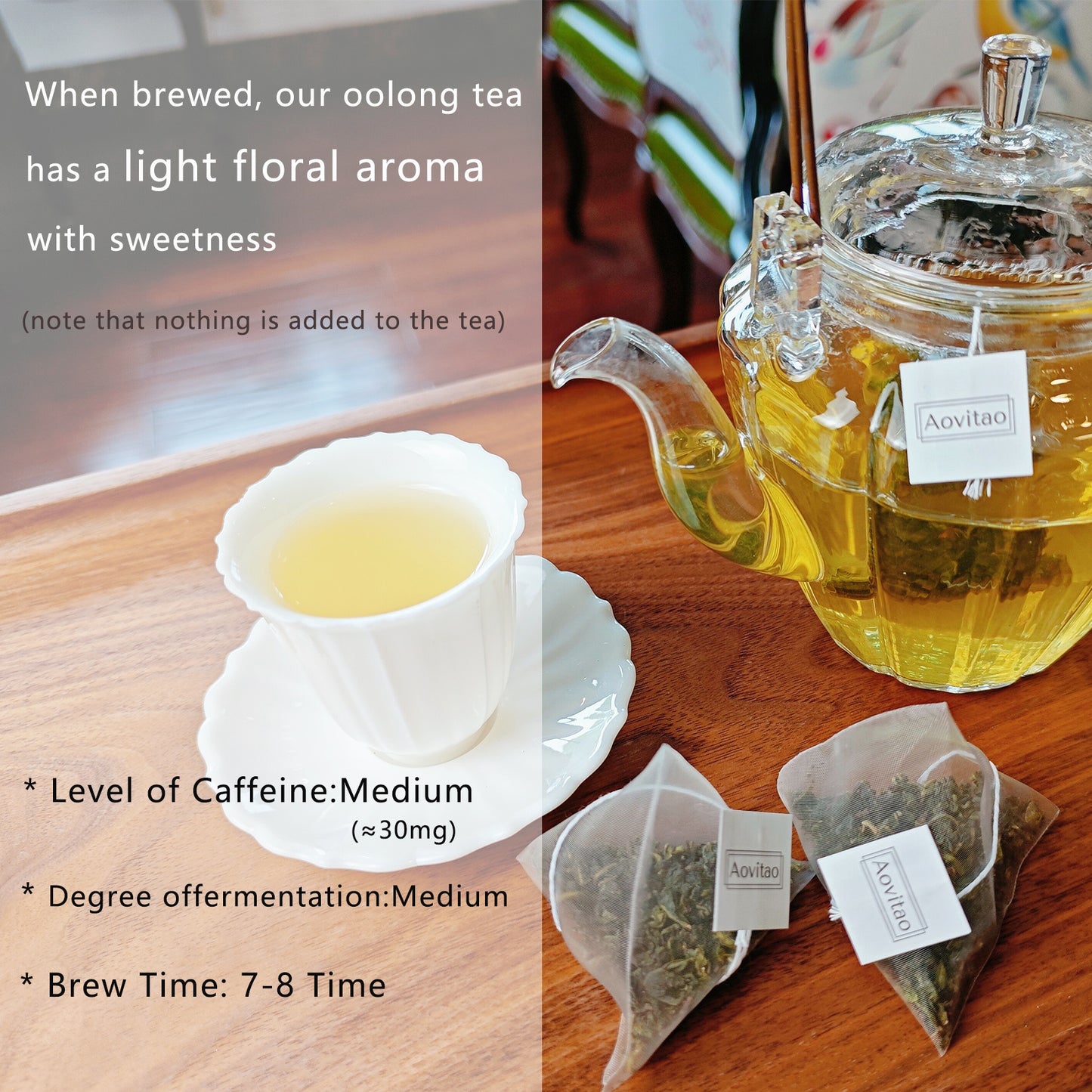 Natural Herbal Immune Boost Detox Cleanse Oolong Tea Bags