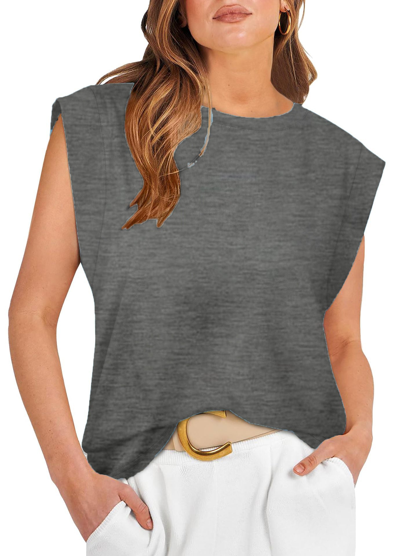Summer New Round Neck Loose T-Shirt