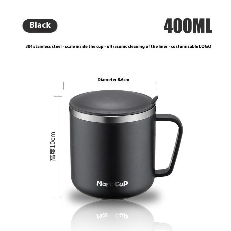 304 Stainless Steel Mug Cup Double Wall Insulation Anti-scalding Coffee Cup