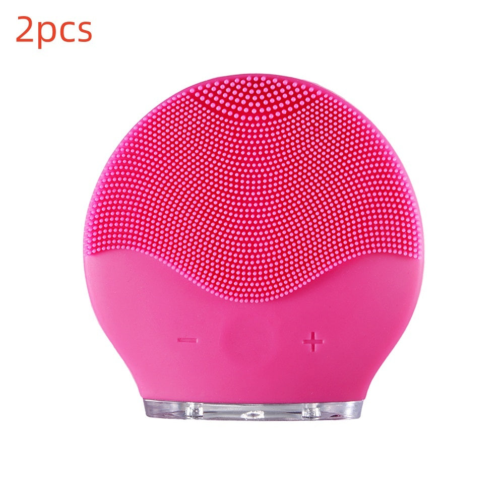 Electric waterproof silicone cleansing instrument