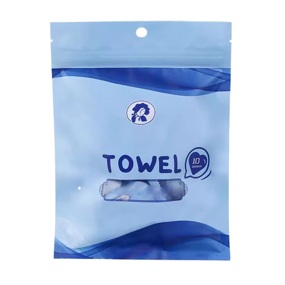 Pack Of 10 Compressed Towels