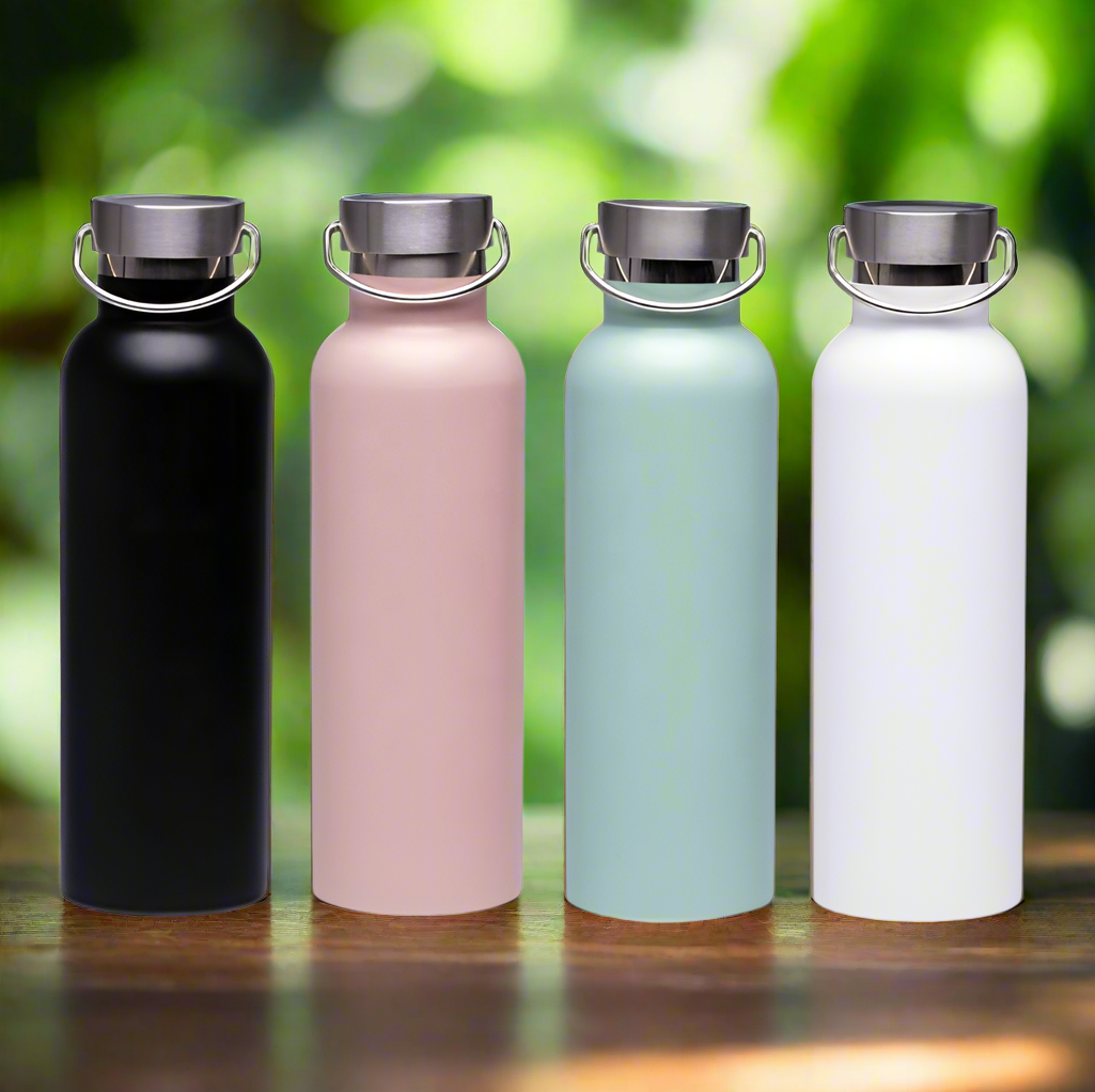 Stainless steel sports water bottle