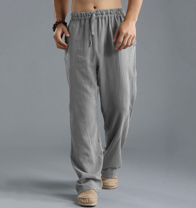 Men's Linen Loose Casual Pants