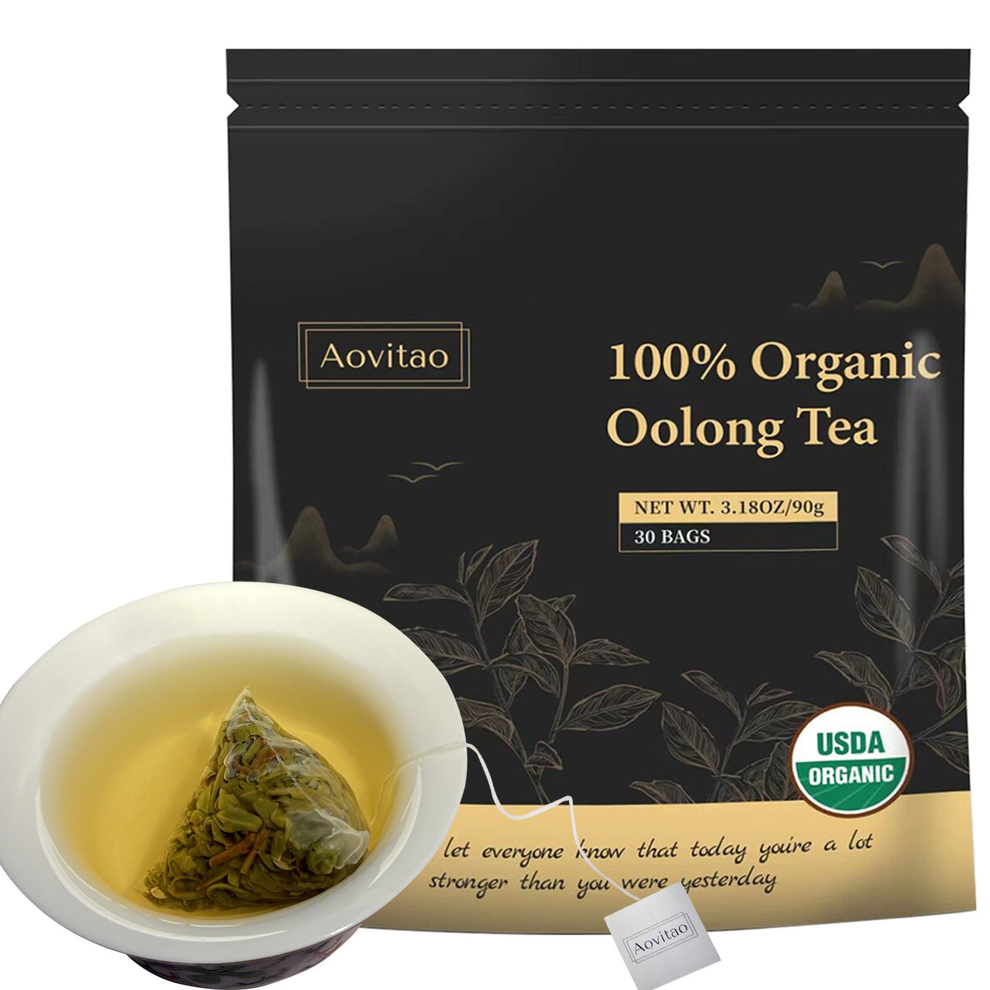 Natural Herbal Immune Boost Detox Cleanse Oolong Tea Bags