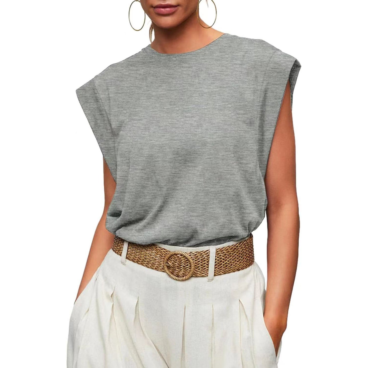 Summer New Round Neck Loose T-Shirt