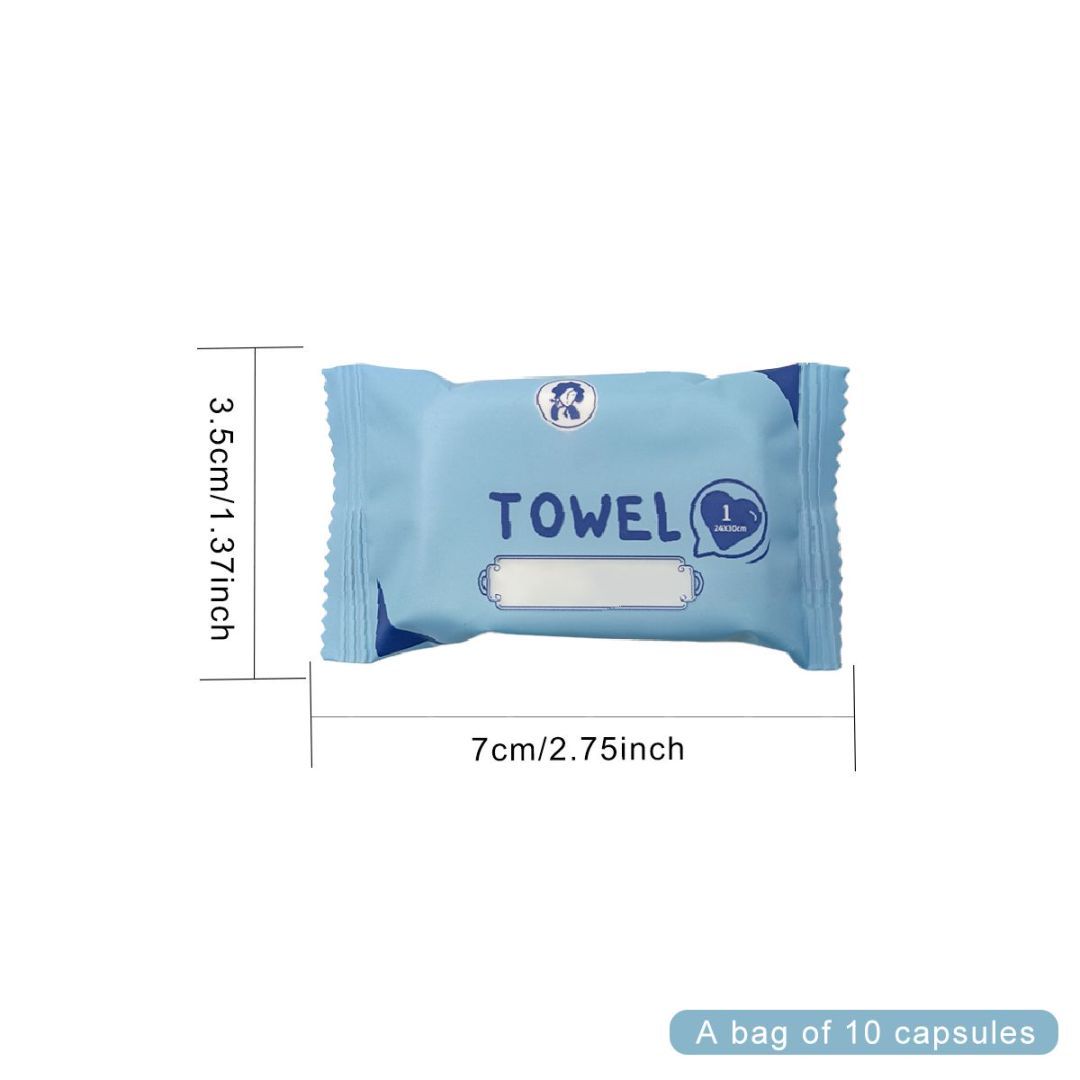 Pack Of 10 Compressed Towels