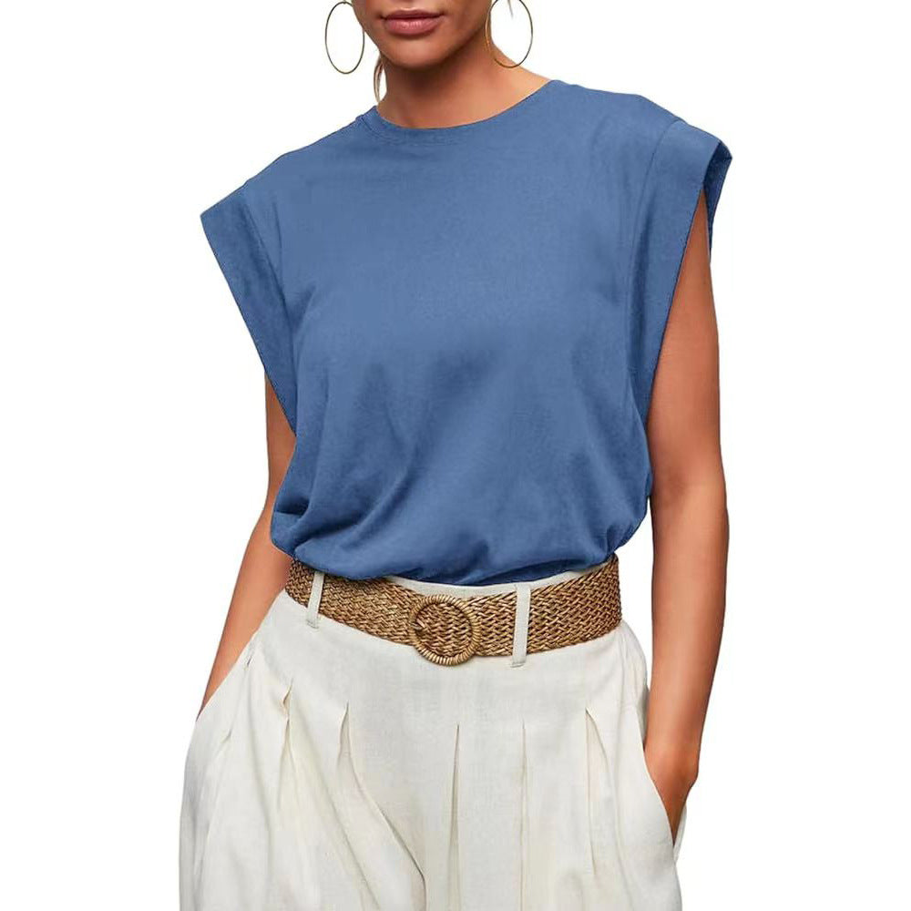 Summer New Round Neck Loose T-Shirt