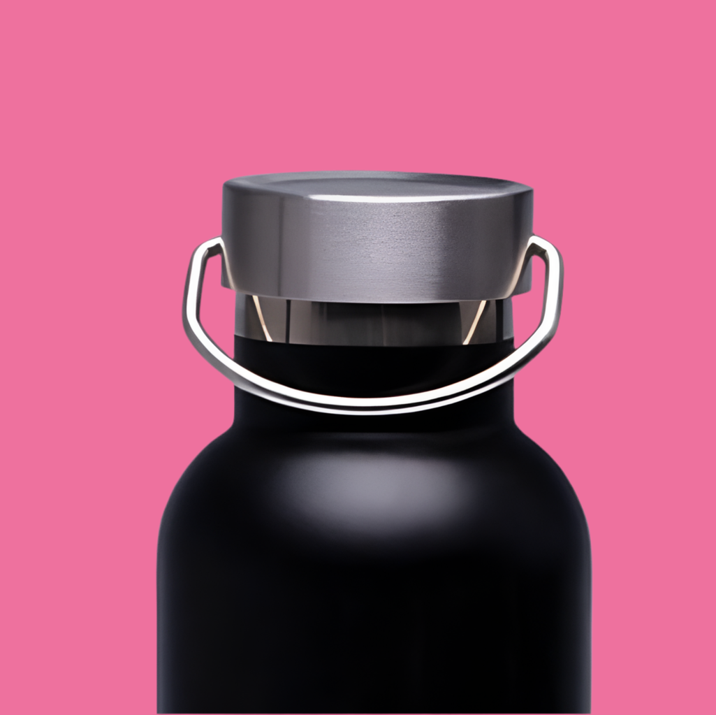 Stainless steel sports water bottle