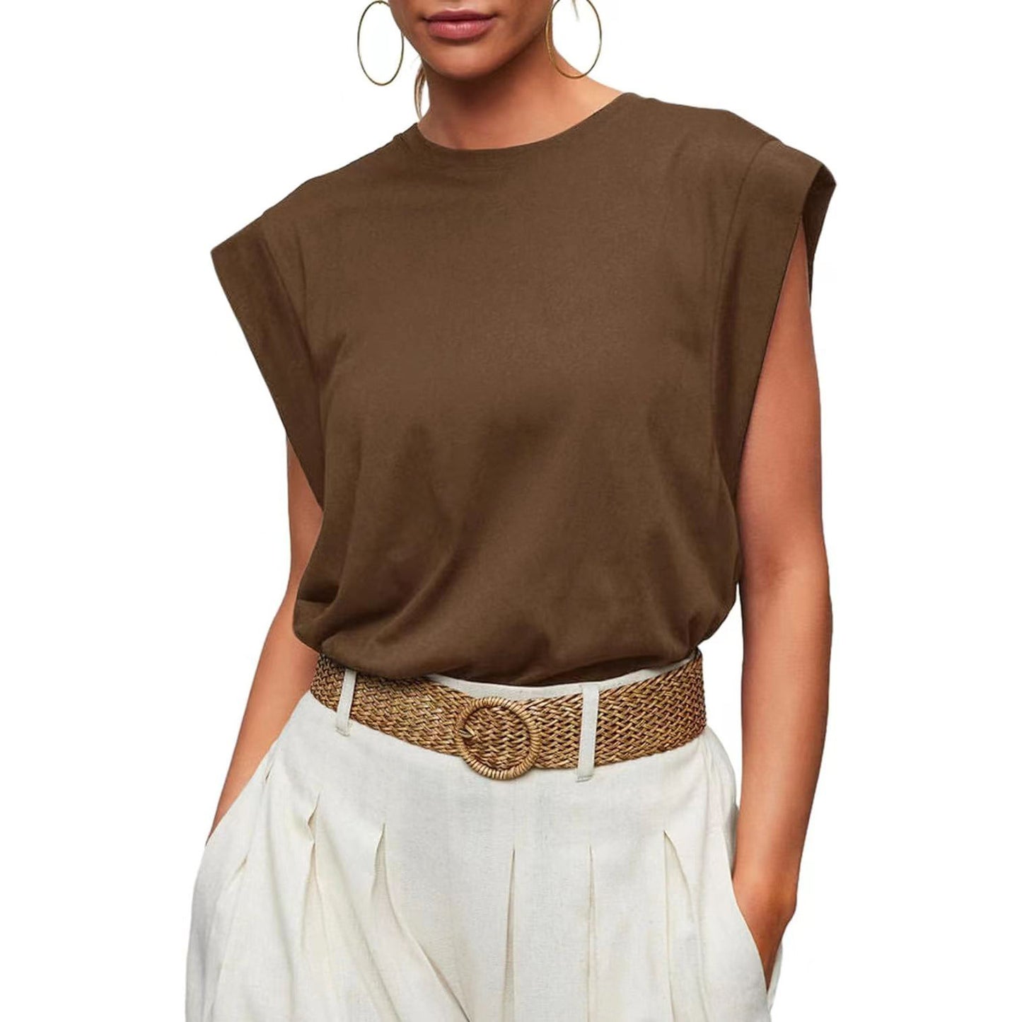 Summer New Round Neck Loose T-Shirt
