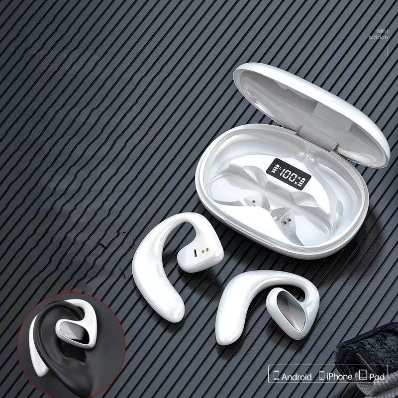 TWS Sports Bluetooth Earphone Headset External Bone Conduction Power Display