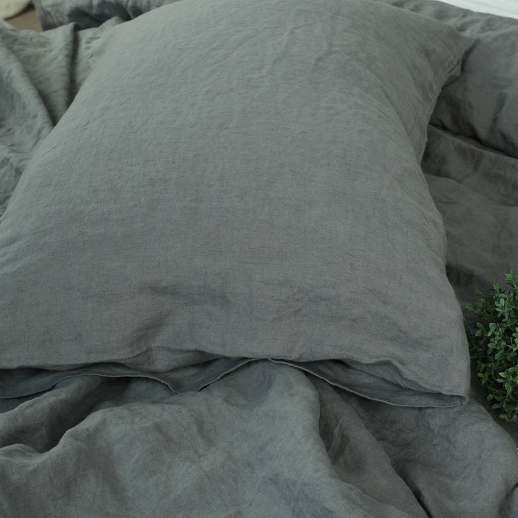Funda de almohada de lino puro