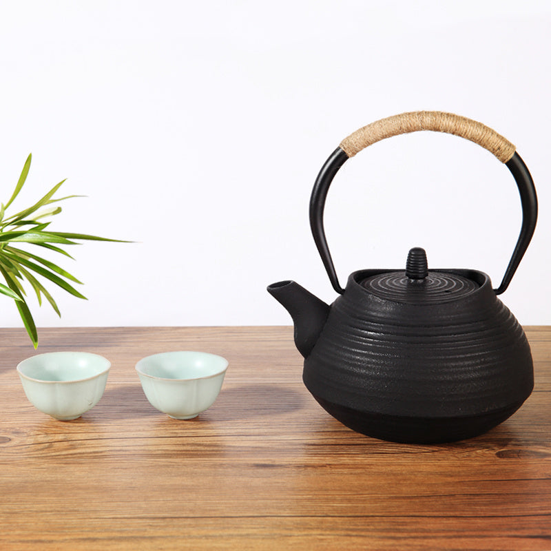 Japanese old iron pot