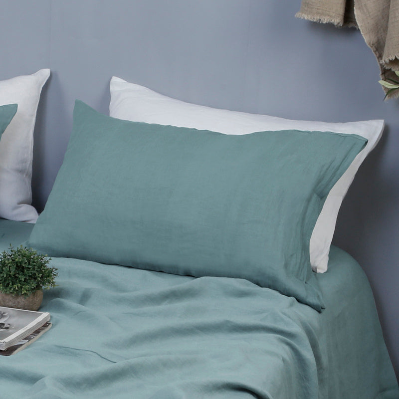 Funda de almohada de lino puro