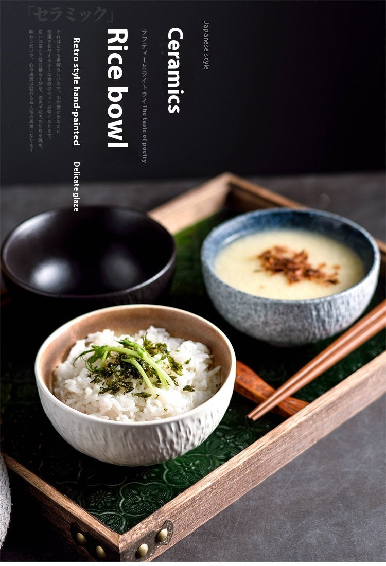 Cuenco de cerámica para el hogar, vajilla, cuenco pequeño