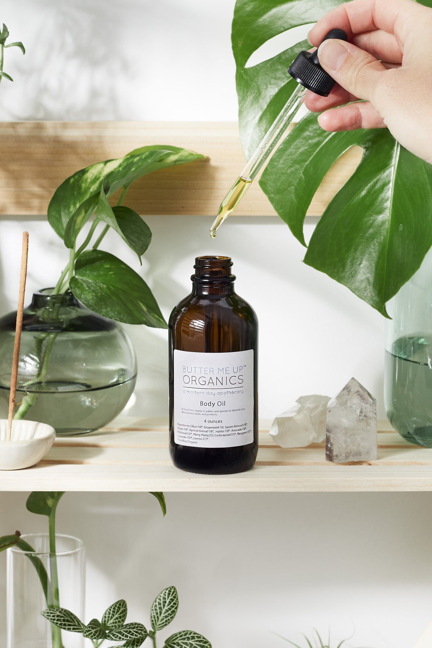 Organic Body Oil Moisturizer for Dry Skin