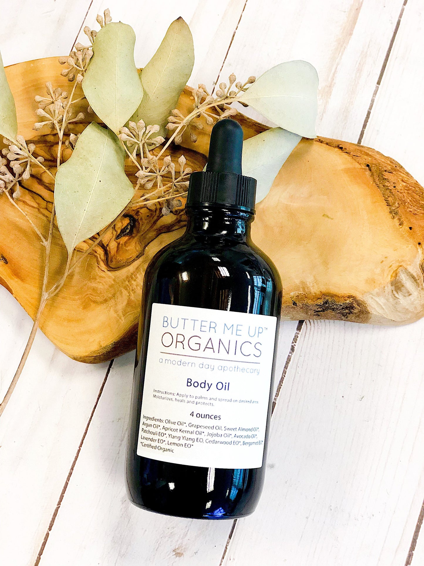 Organic Body Oil Moisturizer for Dry Skin