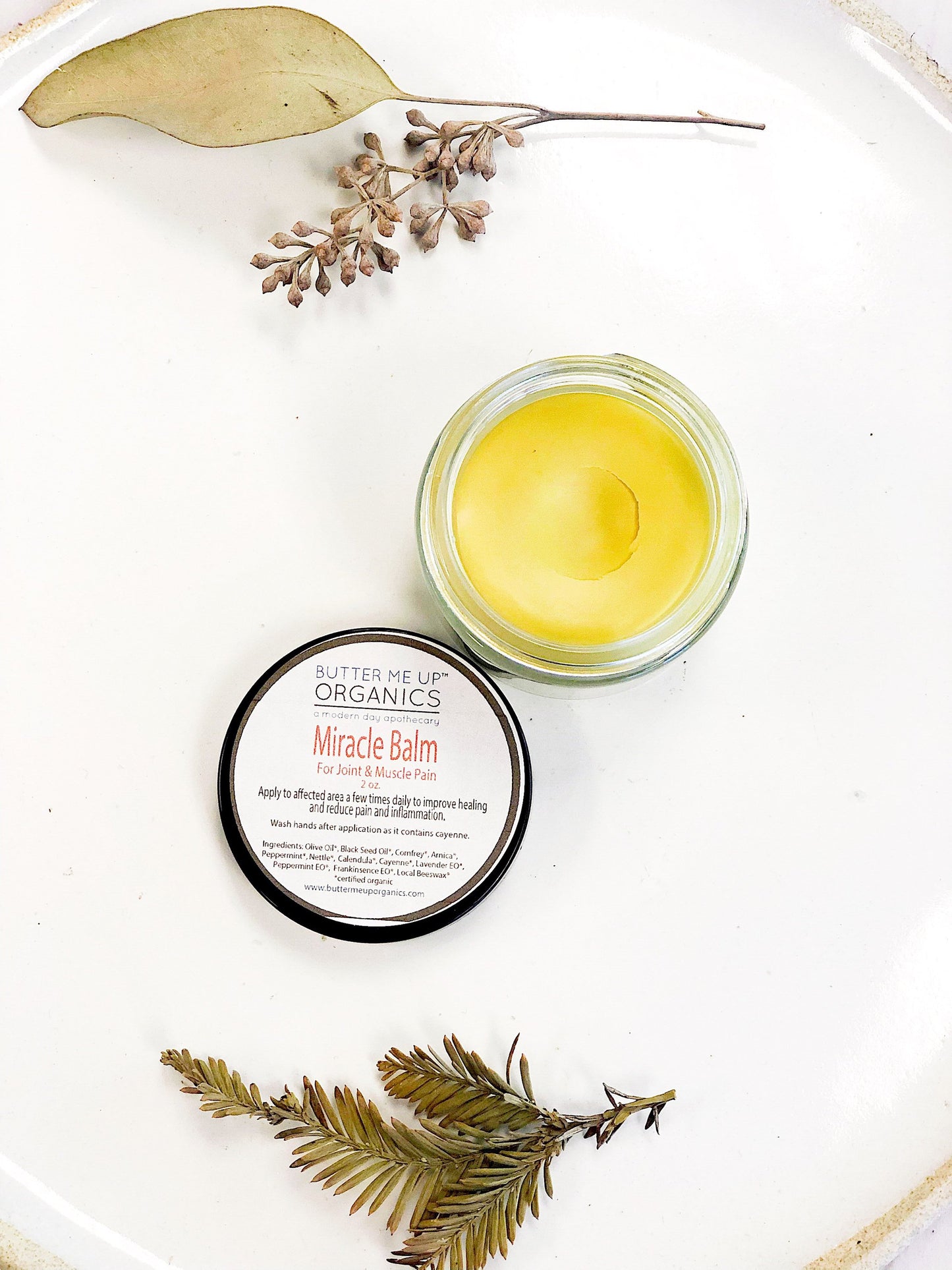 Miracle Organic Balm For Muscle Pain Relief