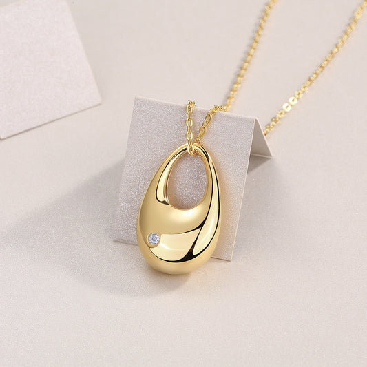 925 Sterling Silver gold plated Fashion Necklace