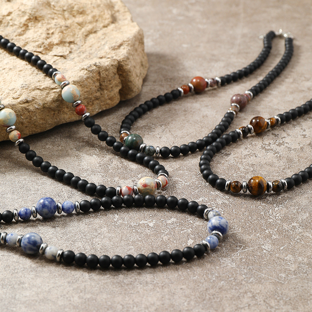 Natural Stone Men's Necklace