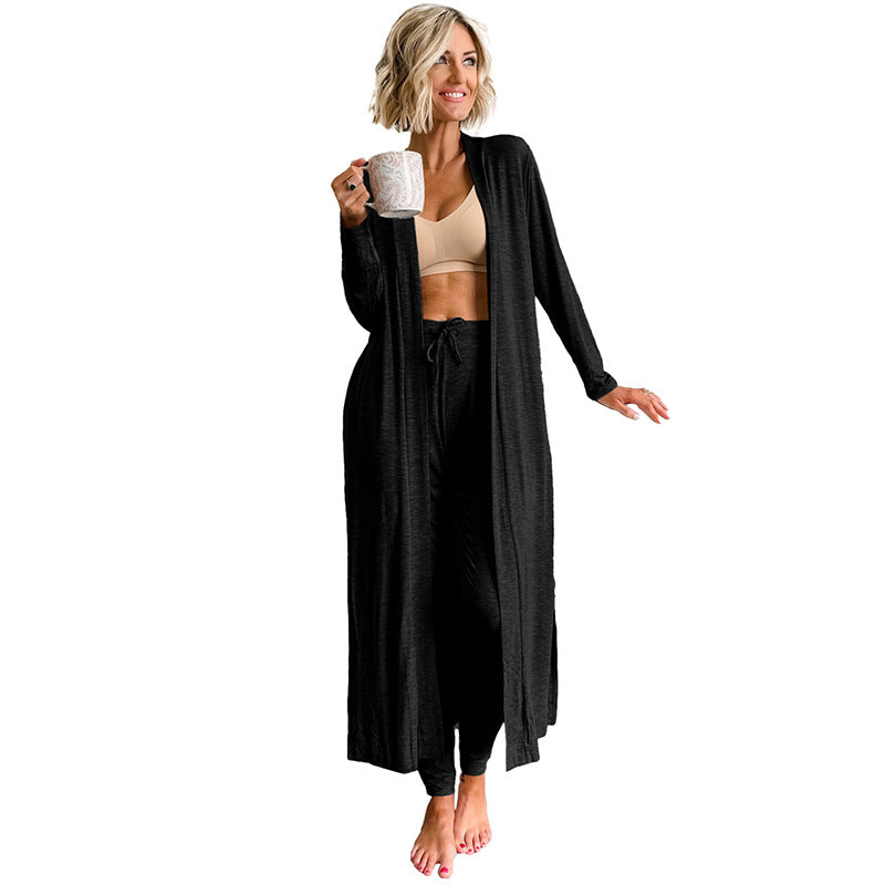 New Solid Color Long Sleeve Women’s Casual Suit