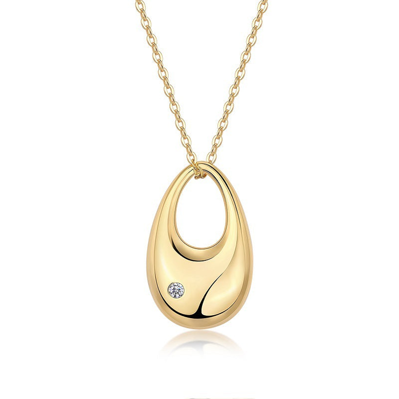 925 Sterling Silver gold plated Fashion Necklace