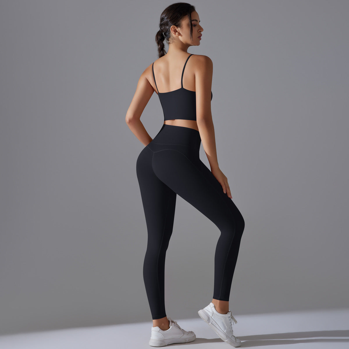 Traje deportivo de tirantes para correr, pilates y fitness de alta intensidad