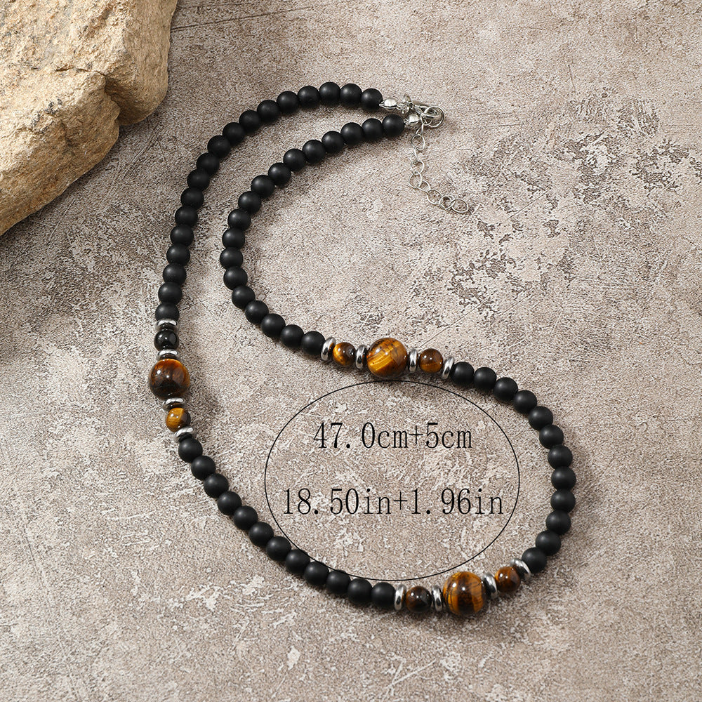 Natural Stone Men's Necklace