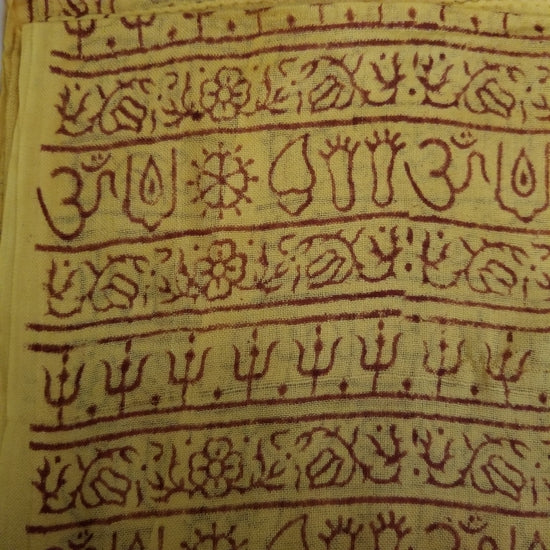 Sanskrit Hindu Symbols Scarf