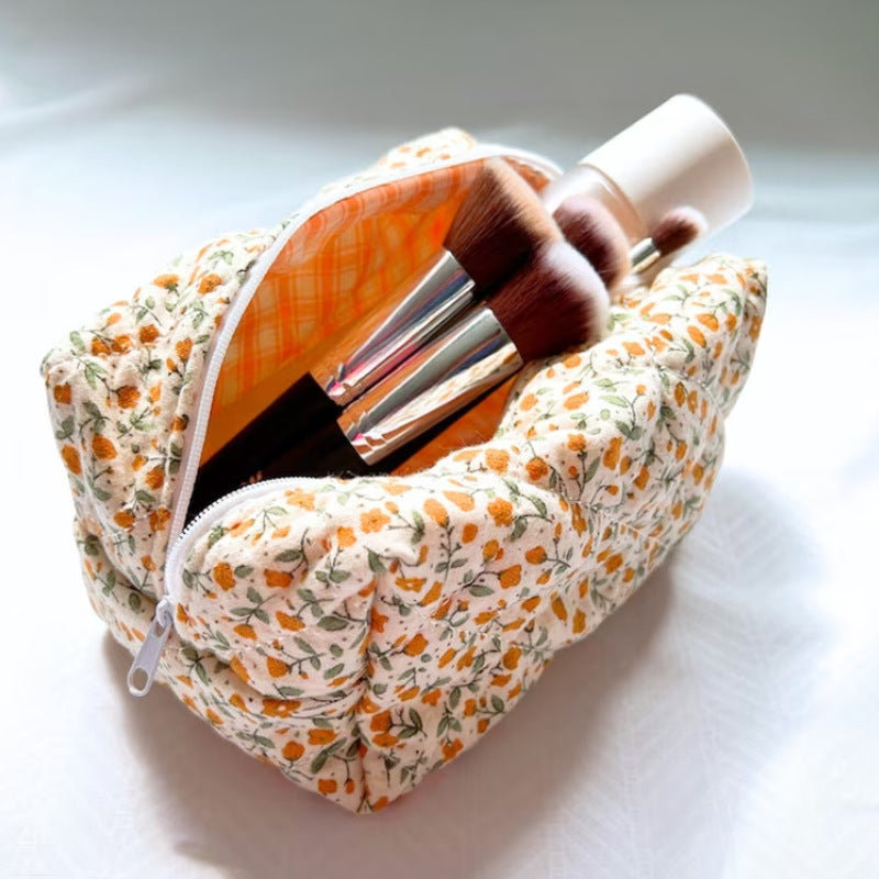 Floral Makeup Travel  Bag