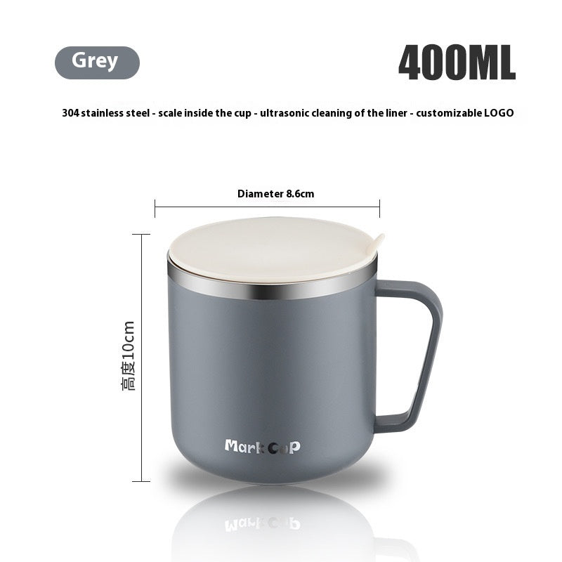 304 Stainless Steel Mug Cup Double Wall Insulation Anti-scalding Coffee Cup