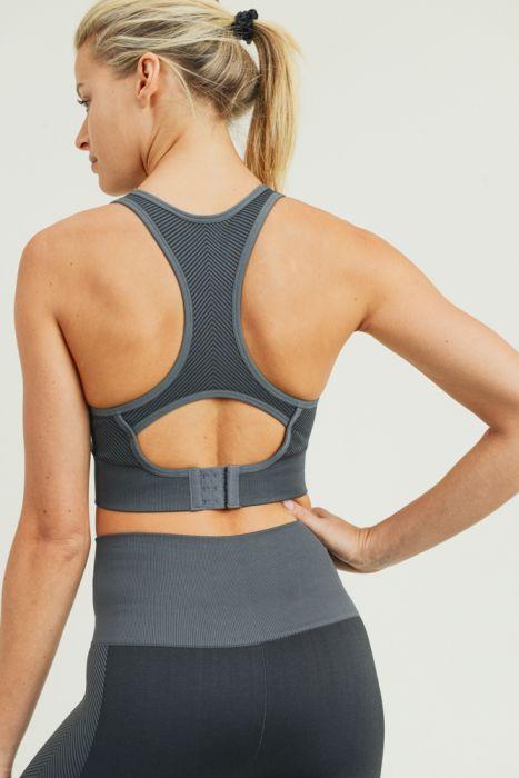 Seamless Racerback Sports Bra
