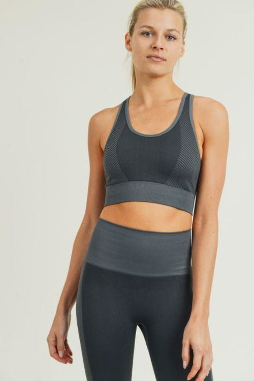 Seamless Racerback Sports Bra