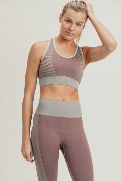 Seamless Racerback Sports Bra
