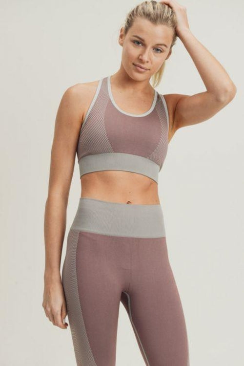 Seamless Racerback Sports Bra