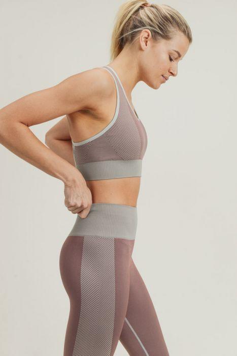 Seamless Racerback Sports Bra